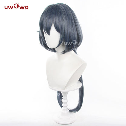Uwowo Game Honkai Star Rail HSR Yunli Yun Li Cosplay Wig Long Dark Blue Hair