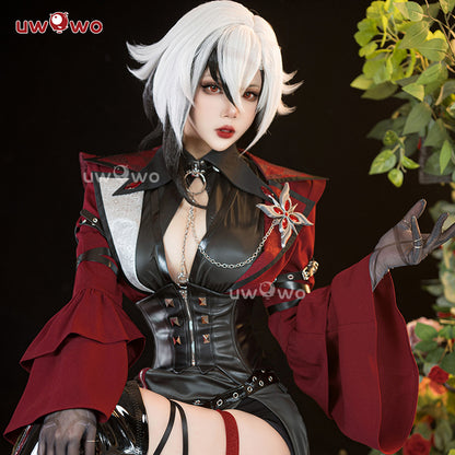 INSTOCK S-3XL Uwowo Genshin Impact Fanart Arlecchino The Knave Music Concert Cosplay Costume