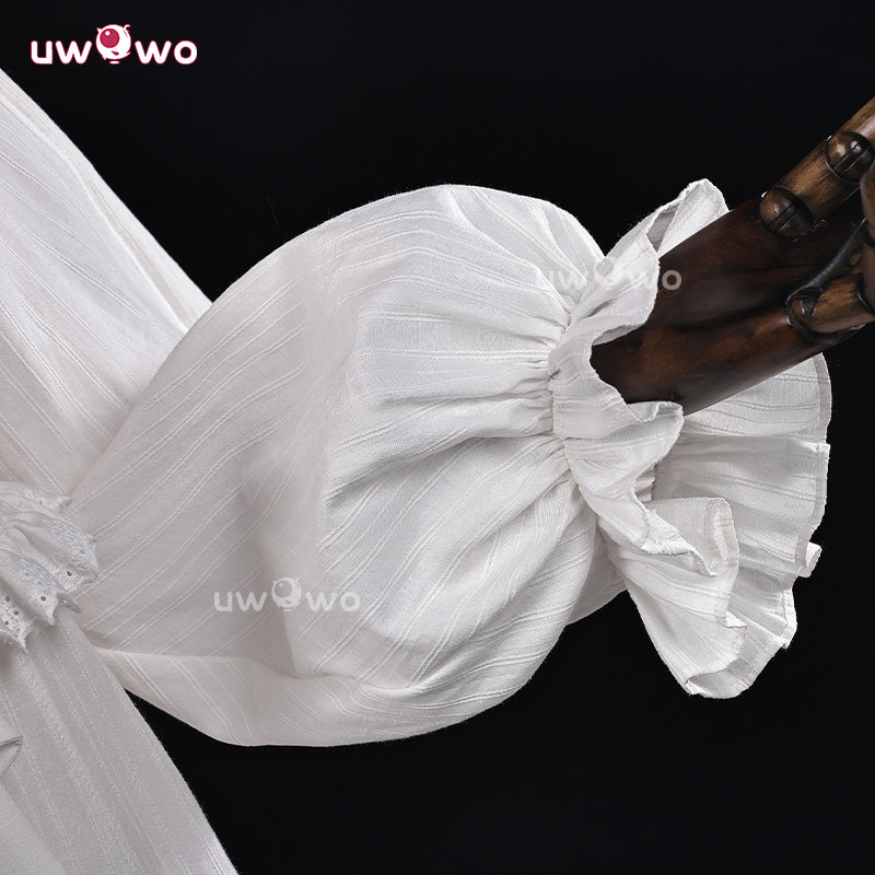 Uwowo Collab Series: Elegant Lace Ruffle Lounge Dress HomeWear Pajama Cosplay Cosutme S-XL