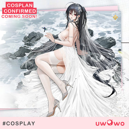 INSTOCK Uwowo Azur Lane Taihou Oath Wedding Dress Cosplay Costume