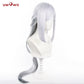 【Pre-sale】Uwowo Genshin Impact Shenhe Frostflower Dew New Outfits Lantern Rite Cosplay Wig Long Silver Wig