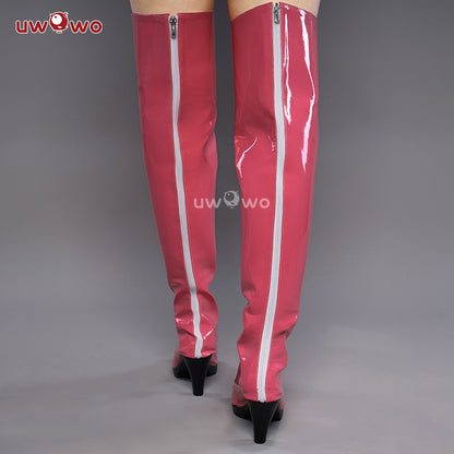 Uwowo Anime Oshi no Ko Cosplay Hoshino Ai Cosplay Shoes Rose Pink Boots