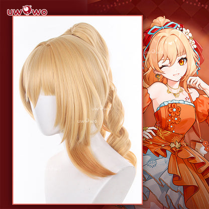 Uwowo Genshin Impact Yoimiya Resplendent Feast Gown Cosplay Wig