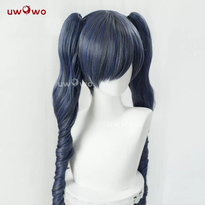 Uwowo Anime Black Butler Ciel Phantomhive Cosplay Wig Long and Short Hair Two styles