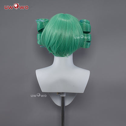 Uwowo Game Crystal Rose Wild Cosplay Wig High Quality Light Green Hair