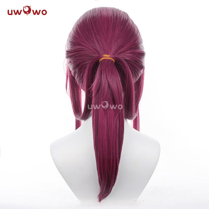 Uwowo Honkai Star Rail Cosplay Wig Kafka Cosplay Wig Red Purple Long Hair