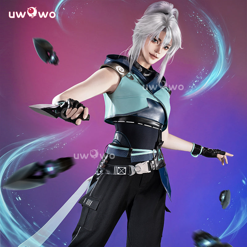 Uwowo Collab Series: Game Valorant Jett Cosplay Costume S-XL