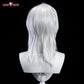 Uwowo NieR Reincarnation 10H YoRHa Sentinel Savior Cosplay Wig Middle Silver Hair