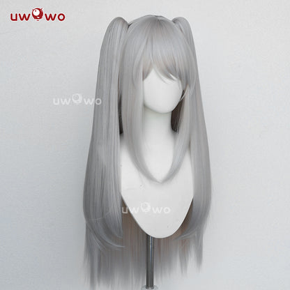 【Pre-sale】Uwowo Game Azur Lane Halford Bunny Cosplay Wig Long Grey Hair