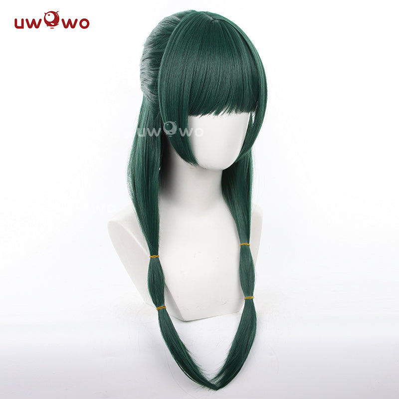 【Pre-sale】Uwowo Anime The Apothecary Diaries Maomao Cosplay Wig Long Dark Green Hair