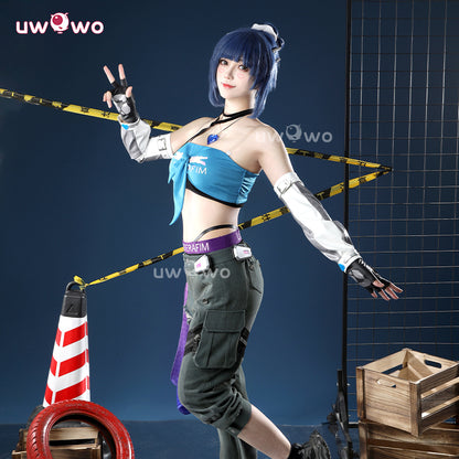 Uwowo Collab Series: Game Overwatch 2 x LE SSERAFIM Fearless DVA Cosplay Costume XS-XXL