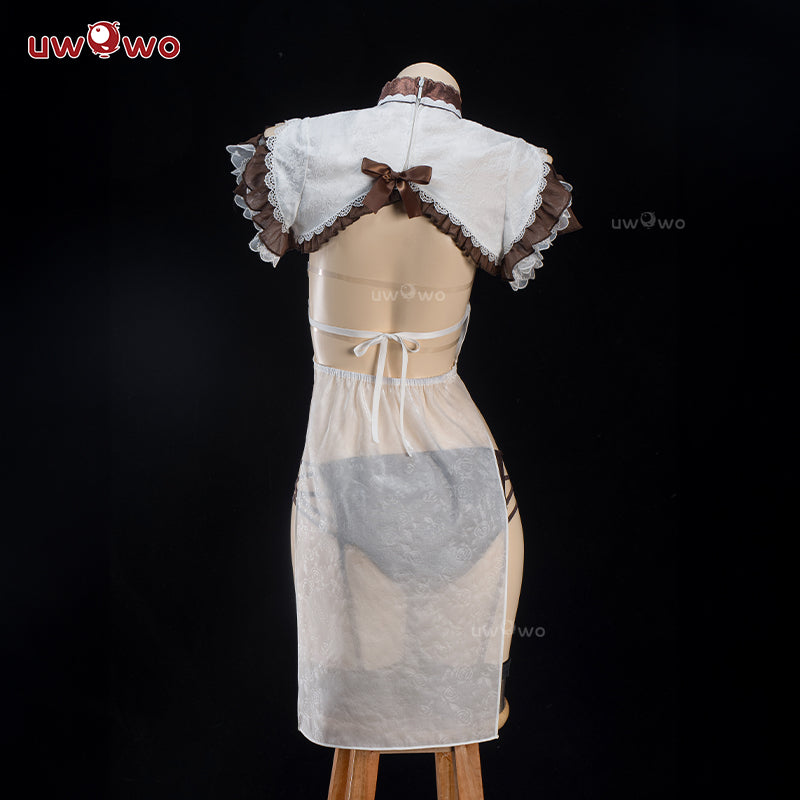 S-3XL INSTOCK-Uwowo Azur Lane Formidable Still Illustration Ver. Cheongsam Boudoir Cosplay Costume S-3XL