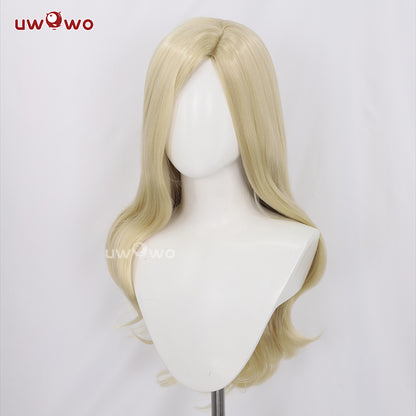 Uwowo Game Coven Female Cosplay Wig Long Yellow Hair