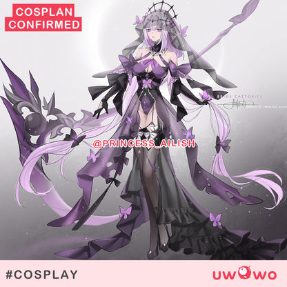 S-3XL Uwowo Honkai: Star Rail Castorice Bride Fanart Cosplay Costume
