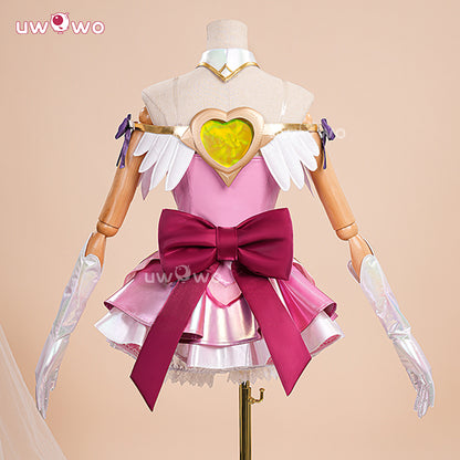 Uwowo Collab Series: Overwatch 2 Juno DokiWatch Magical Girls Leather ver. Cosplay Costume XS-2XL