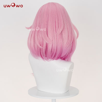 【Pre-sale】UWOWO Game Honkai Star Rail Cyrene Cosplay Wig Short Pink Hair