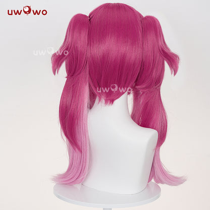 Uwowo Wuthering Waves Lupa Cosplay WIg Long Pink Hair