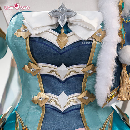 Uwowo Collab Series: Genshin Impact Snezhnaya Vesna Cosplay Costume Size XS-2XL