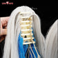 【Pre-sale】Uwowo Genshin Impact Natlan Mualani Cosplay Wig Long Grey Hair