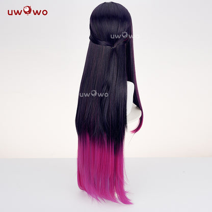 Uwowo Honkai Star Rail Hysilens Cosplay Wig Long  Black And Pink Hair