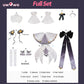 Uwowo Collab Series: Virtual Singer Twin-Tail Symphony 2025 Dress Cosplay Costume XS-2XL