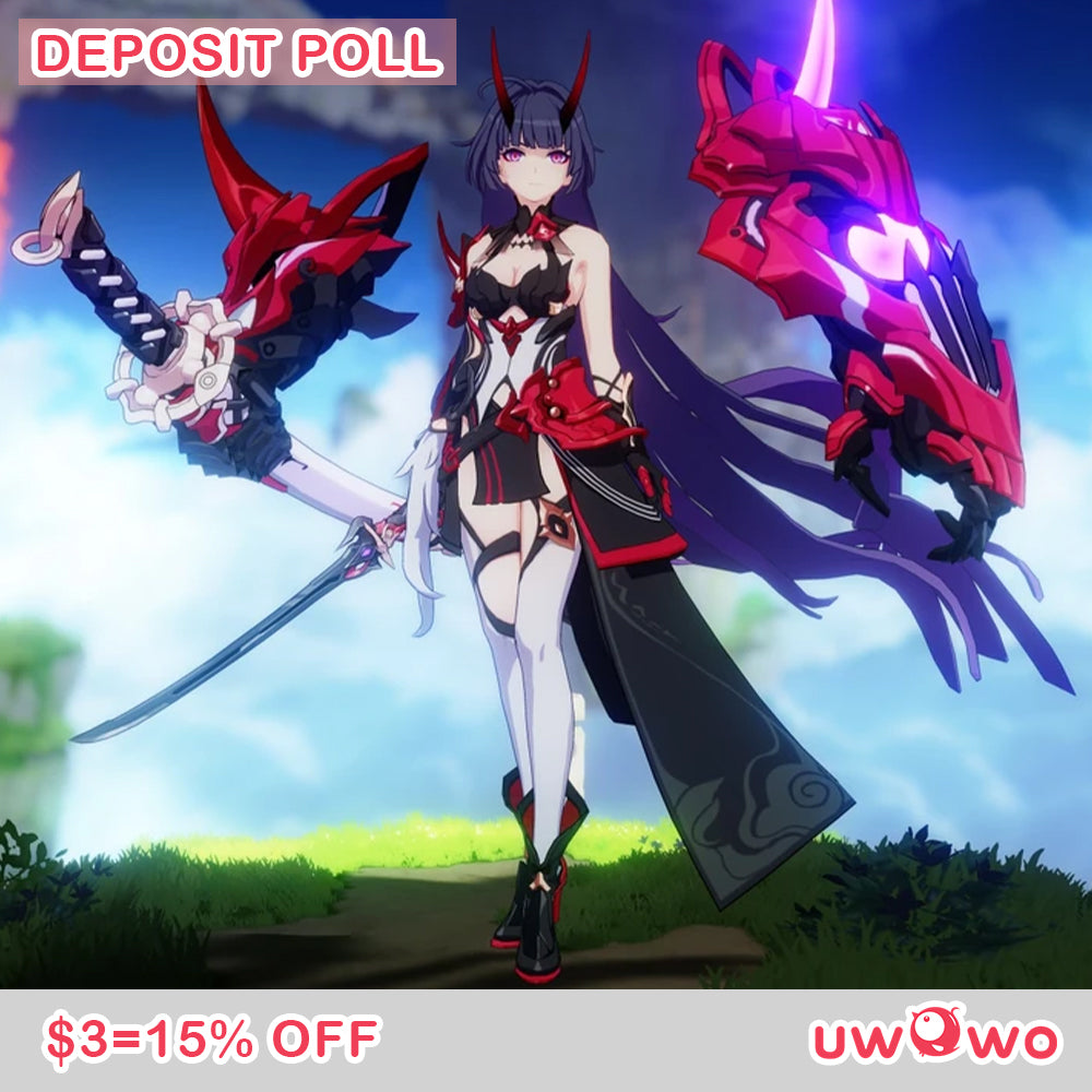 Uwowo Deposit Poll - Confirmed Honkai Impact 3: Raiden Mei Herrscher of Thunder Cosplay Costume