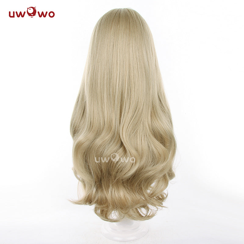 Uwowo Game Identity V Cosplay Little Girl Eurydice Cosplay Wig Long Yellow Hair