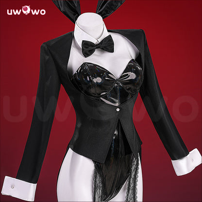 Uwowo Collab Series: Anime My Dress-Up Darling S2 Marin Kitagawa Black Bunny Suit Cosplay Costume XS-2XL