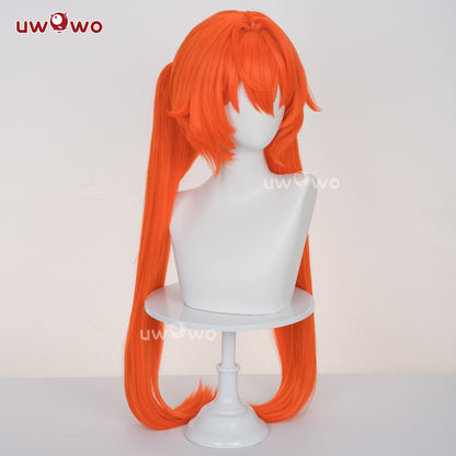 Uwowo Game Zenless Zone Zero Orphie Cosplay Wig Long Orange Hair