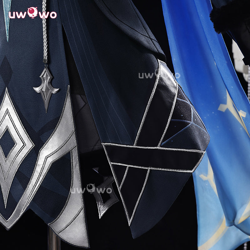 Uwowo Collab Series: Genshin Impact Lumine Night Hunt In Snow Cosplay Costume S-2XL