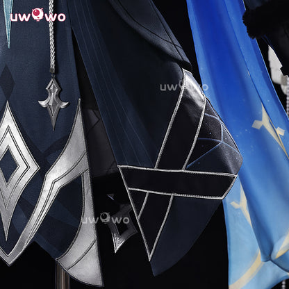 Uwowo Collab Series: Genshin Impact Lumine Night Hunt In Snow Cosplay Costume S-2XL