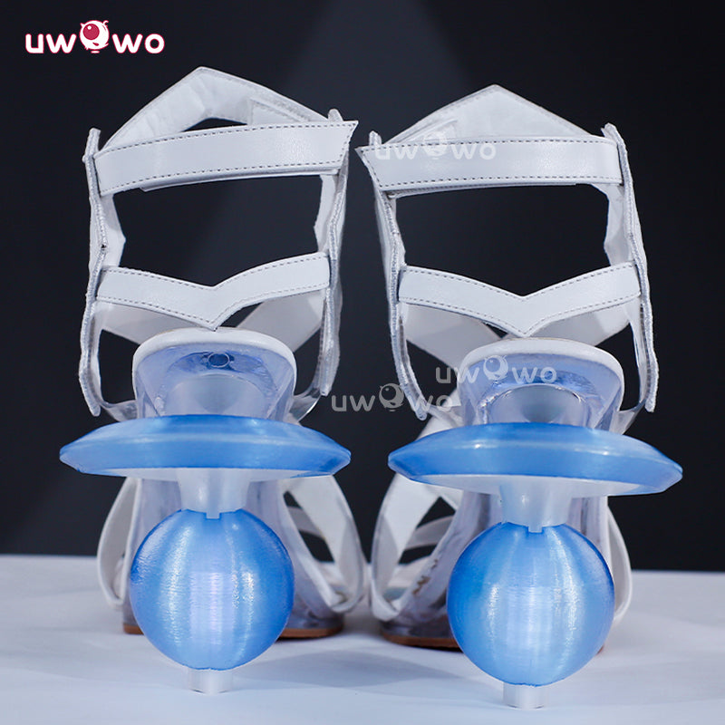 Uwowo Genshin Impact Columbina 'Damselette' Snezhnaya Cosplay Shoes