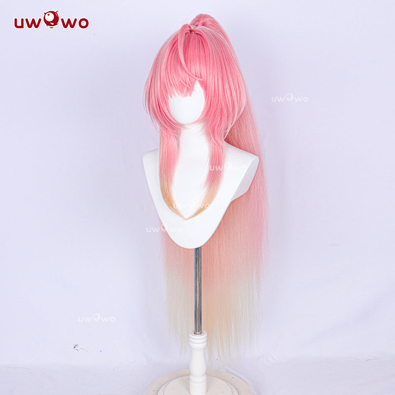 Uwowo Game Wuthering Waves WuWa Aemeath Cosplay Wig Long Pink Hair