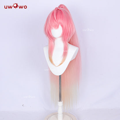 Uwowo Game Wuthering Waves WuWa Aemeath Cosplay Wig Long Pink Hair
