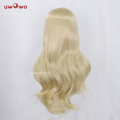 Uwowo Game Coven Female Cosplay Wig Long Yellow Hair