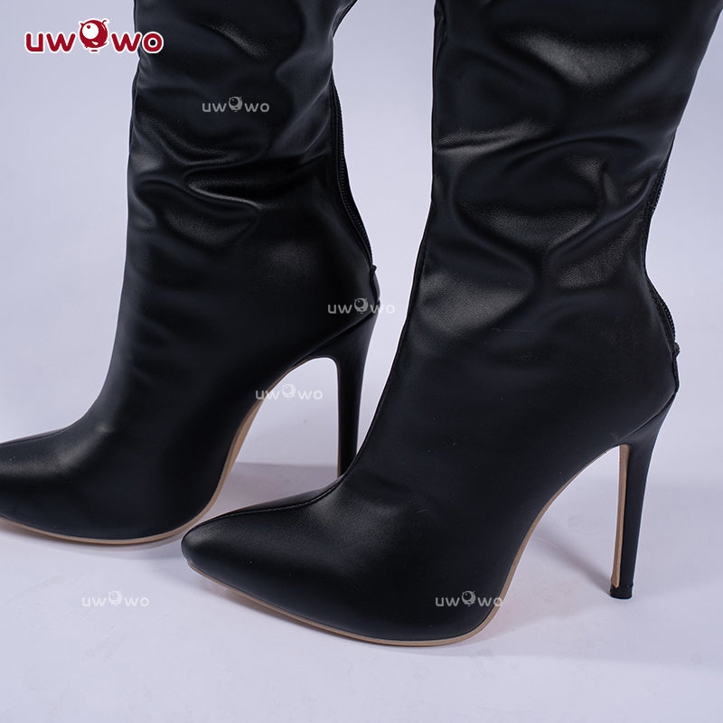Uwowo Azur Lane KMS Max Immelmann Mesh Boudoir Cosplay Shoes Boots
