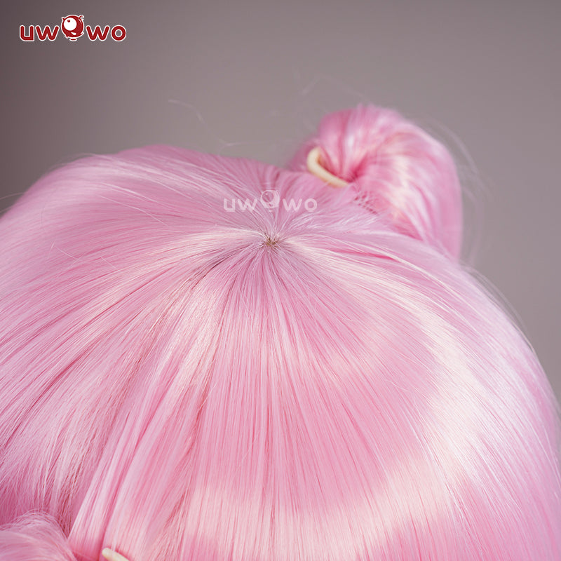 Pre sale Uwowo V Singer Classic Pink Dress Cosplay Wig Long Pink Hair pre sale uwowo v singer classic pink dress cosplay wig long pink hair