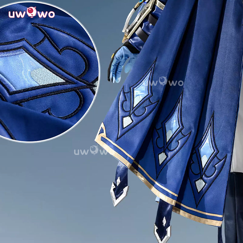 Uwowo Collab Series: Deluxe Genshin Impact Lohen Male Cosplay Costume S-2XL