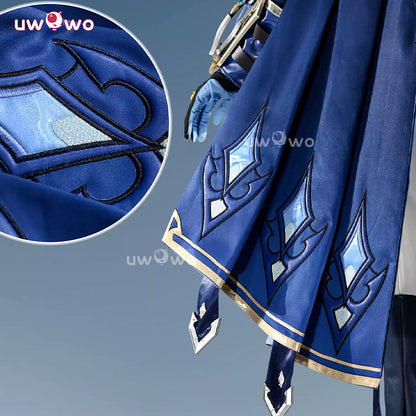 Uwowo Collab Series: Deluxe Genshin Impact Lohen Male Cosplay Costume S-2XL