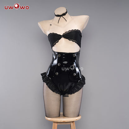 INSTOCK-Uwowo Nier: Automata 2B Bunny Suit YoRHa No. 2 Type B Sheer Cosplay Costume