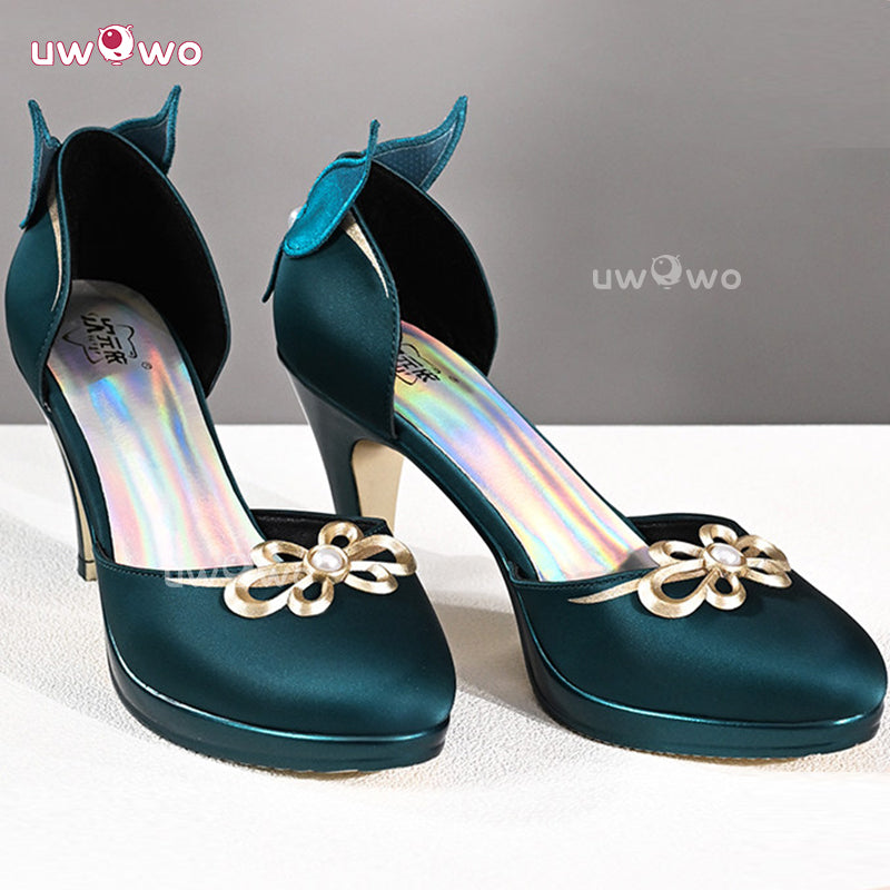 Uwowo Ruan Mei Honkai Star Rail Plumblossom Letter Qipao Cosplay Shoes