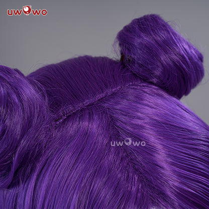 【Clearance】Uwowo League of Legends/LOL Fanart KDA POP Star Kaisa Maid Cosplay Wig Long Purple Hair