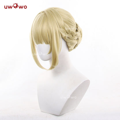 【Pre-sale】Uwowo Game Zenless Zone Zero Evelyn Chevalier Cosplay Wig Long Yellow Hair