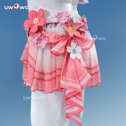 Uwowo Collab Series: Deluxe Chisa Peach Parfait Swimsuit Wuthering Waves WUWA Cosplay Costume S-XL