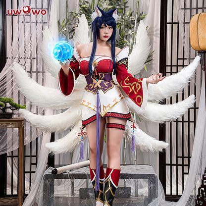 Uwowo Game Champion Nine Tailed Fox Wild Rift WR ASU Halloween Cosplay Costume