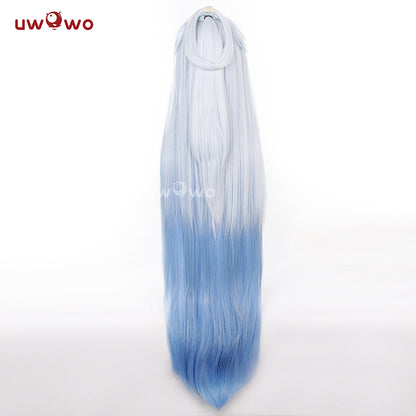 Uwowo Honkai: Star Rail Jing Liu Cosplay Wig Jingliu Long Blue Hair