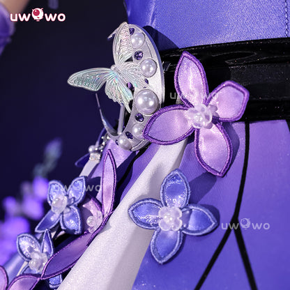 Uwowo Collab Series: Castorice Skin Gossamer Flutter Honkai Star Rail Cosplay Costume XS-2XL