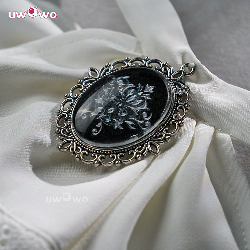 Uwowo Collab Series: Anime Black Bulter Ciel White Rose Noble Suit Cosplay Costume S-XL