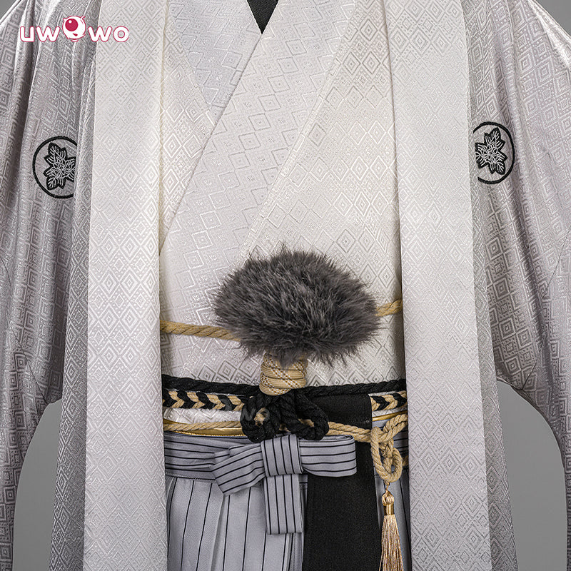 Uwowo Collab Series: Horror Game Fox Man Mask Kimono Cosplay Costume  XS-3XL