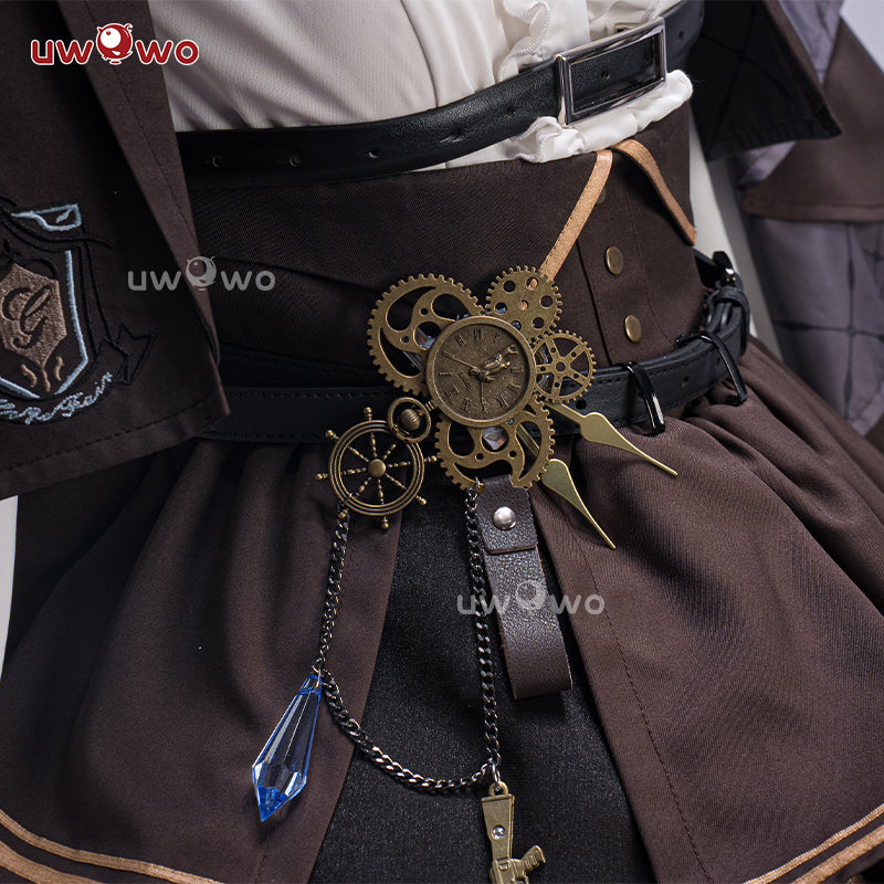 Uwowo Genshin Impact Lumine Detective Fanart Casual Cosplay Costume S-3XL